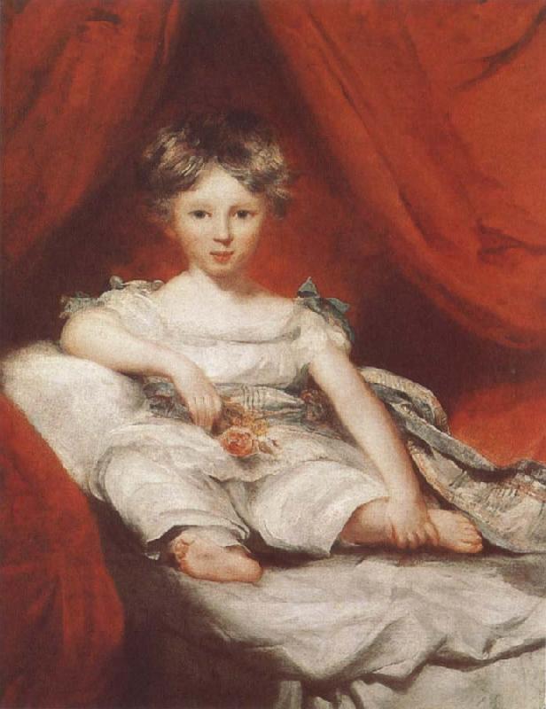 Sir Thomas Lawrence Portrait of Master Ainslie oil painting image